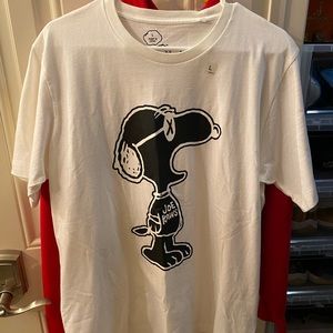 KAWS x Uniqlo x Peanuts Joe Kaws Yawn Outline